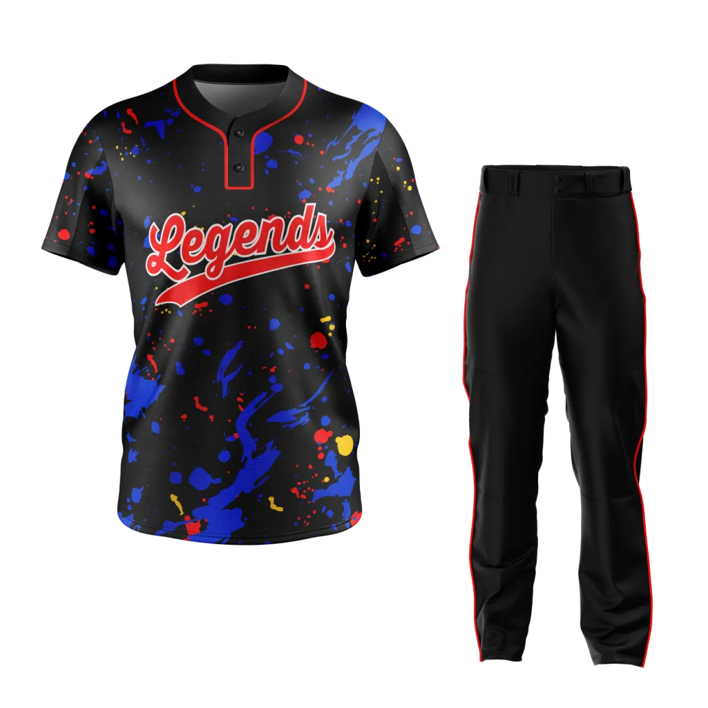 Galaxy Blue Baseball Uniform