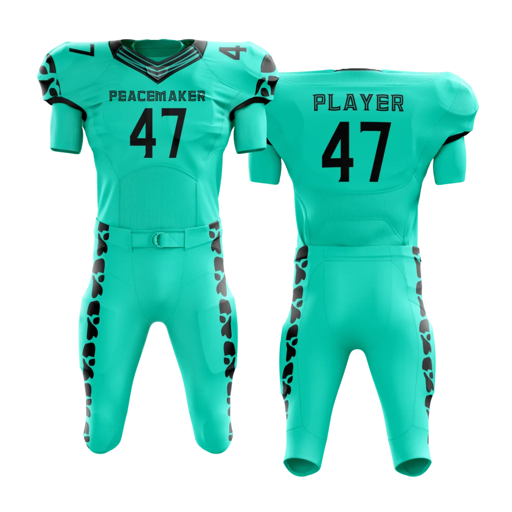 Teal Edge Football Uniform