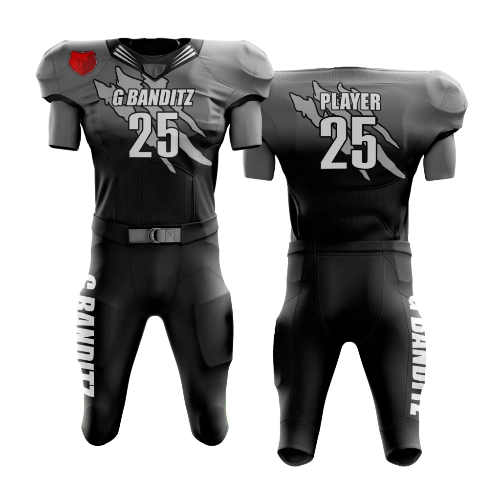 Shadow Grey Football Uniform