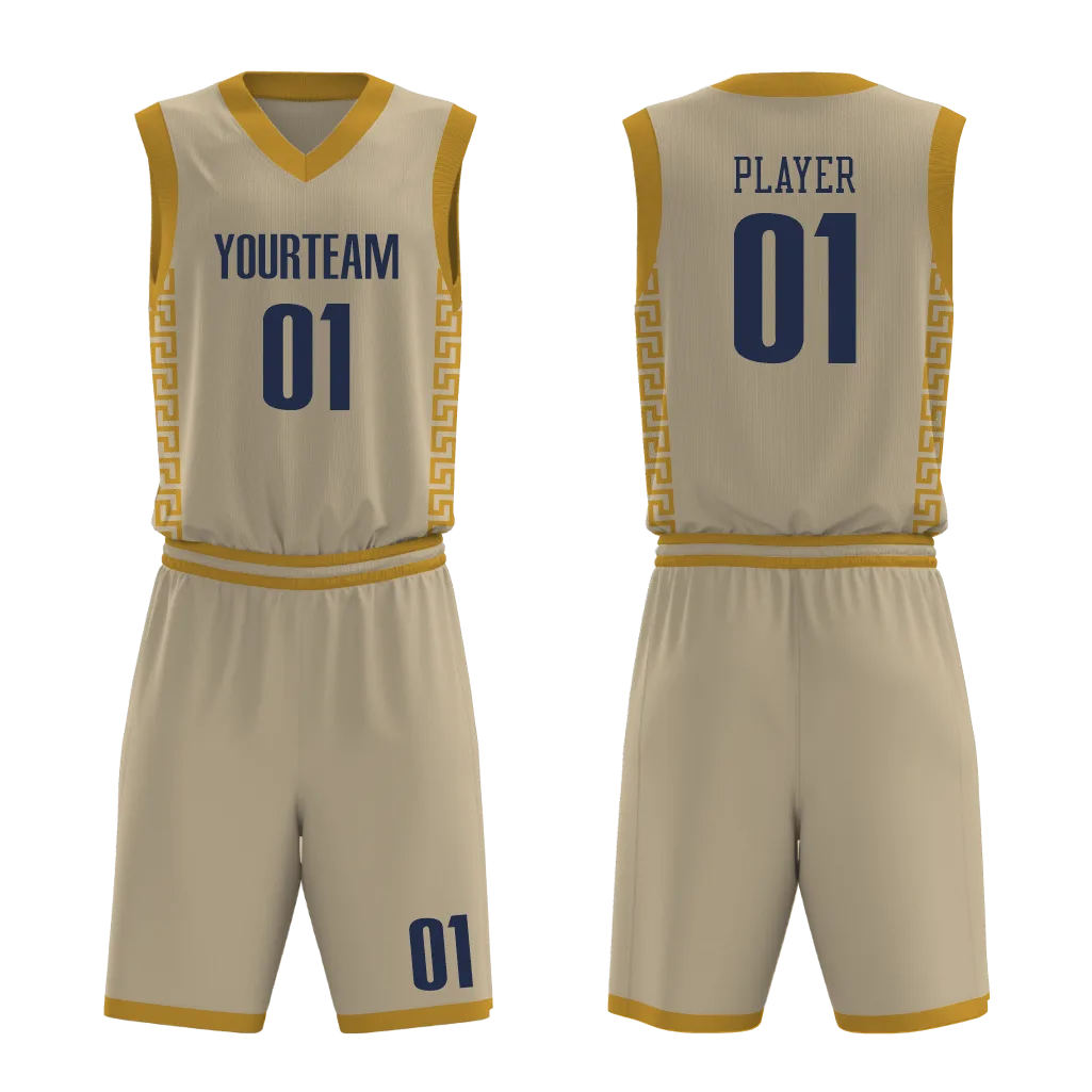 Desert Gold Basketball Uniform