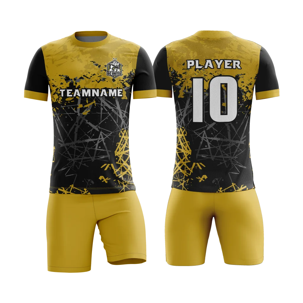 Gold Impact Soccer Uniform