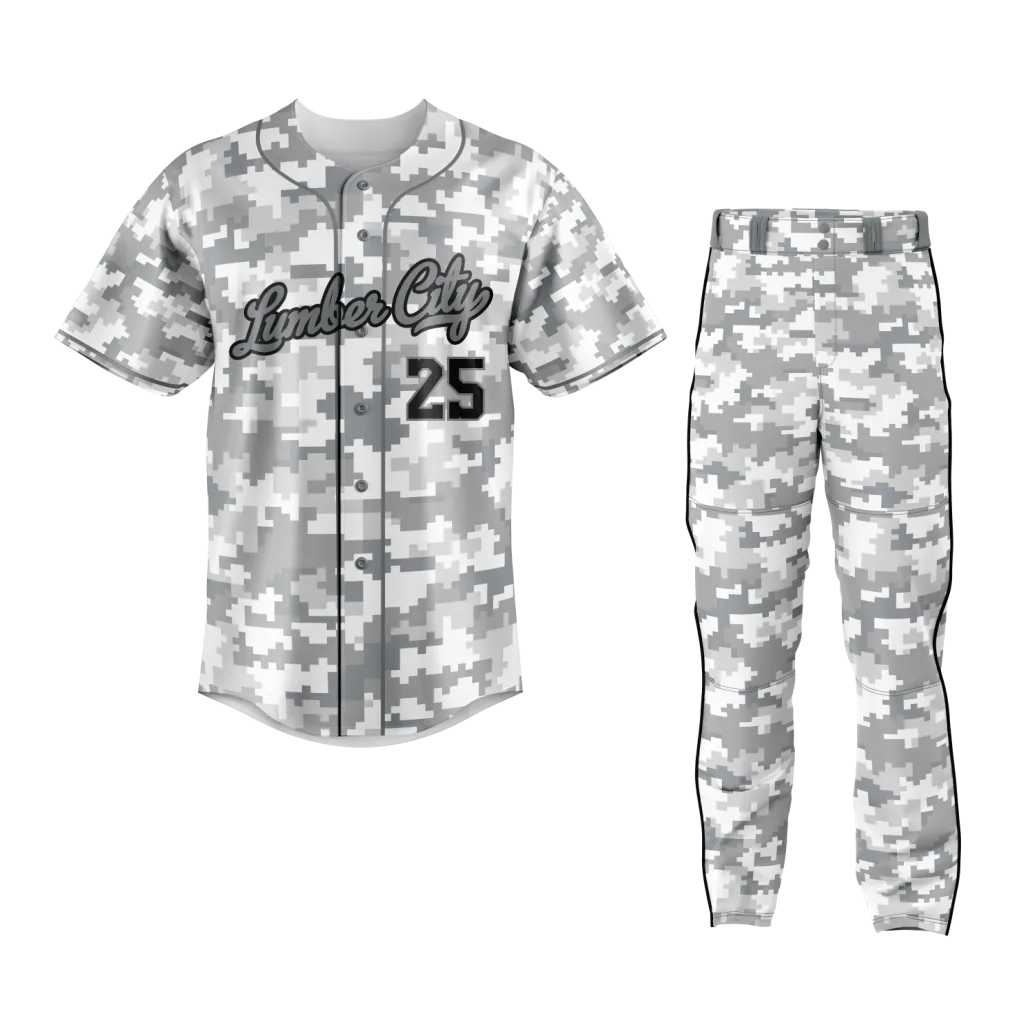 Urban Camo Baseball Uniform