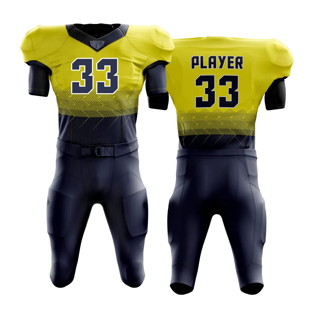 Volt Yellow Elite Football Uniform