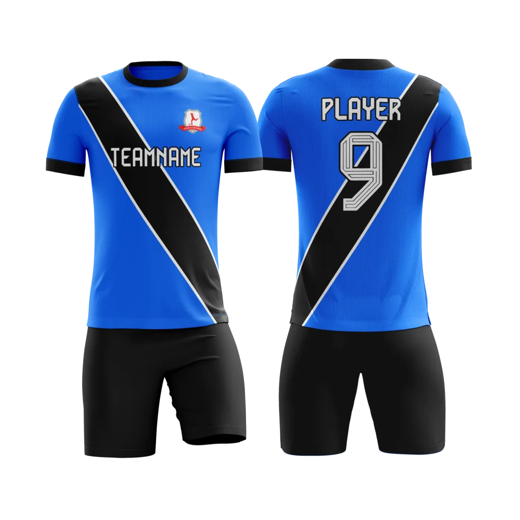 Royal Diagonal Soccer Uniform