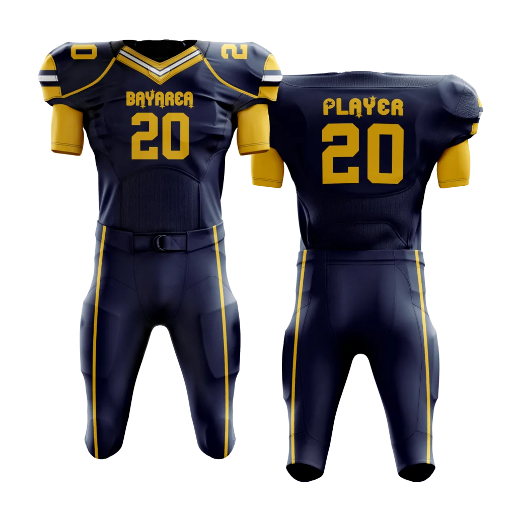 Midnight Gold Football Uniform