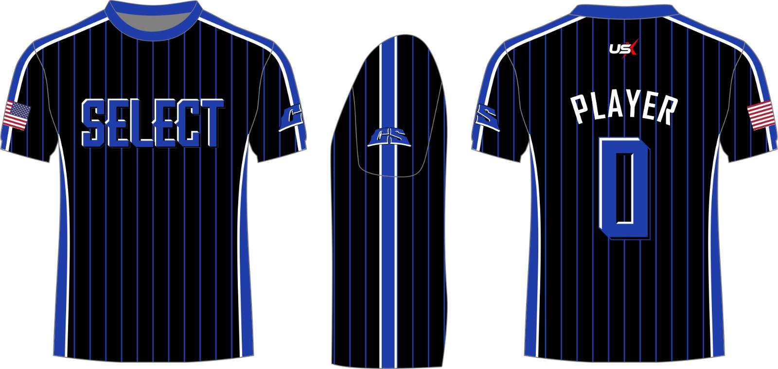 CS Dri Fit Shirt Black Stripe