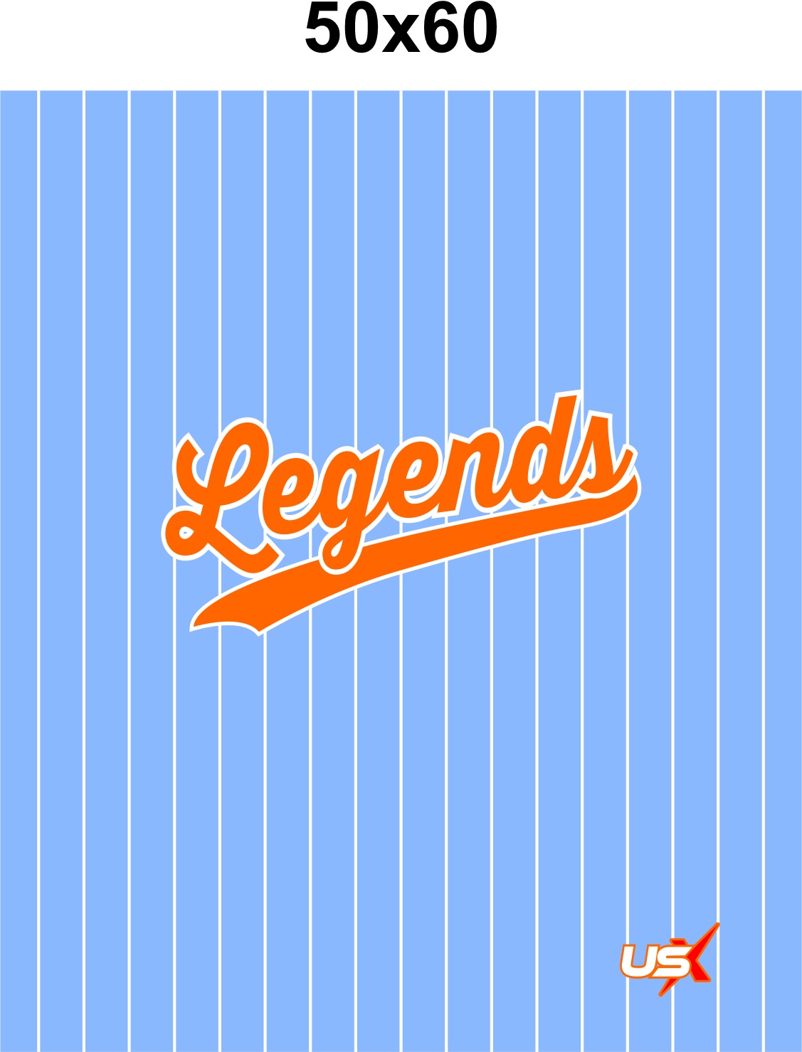 Legends Blanket 50X60 Blue