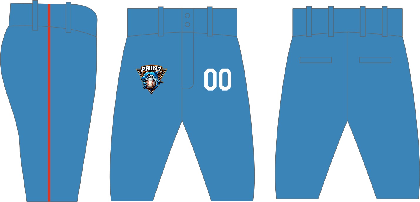 Phinz Baseball Knicker Pants Blue