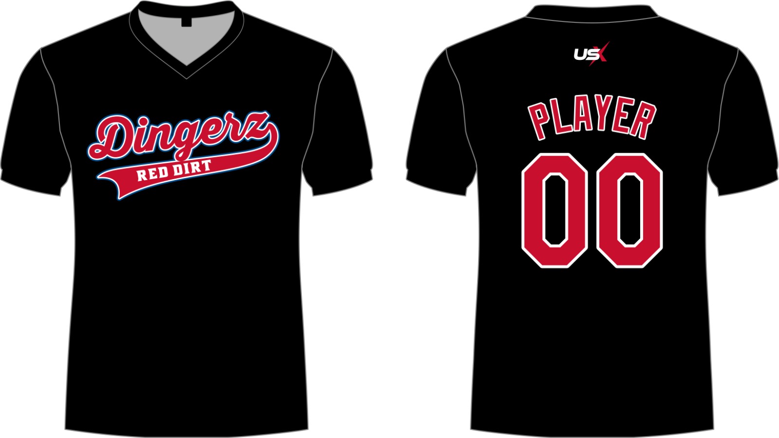 Dingerz Dri fit Shirt Black