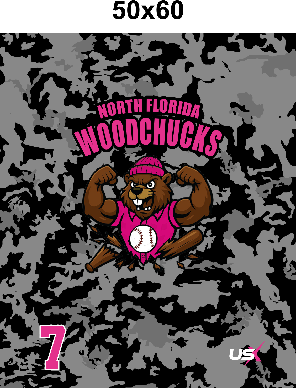 Woodchucks Blanket Camo