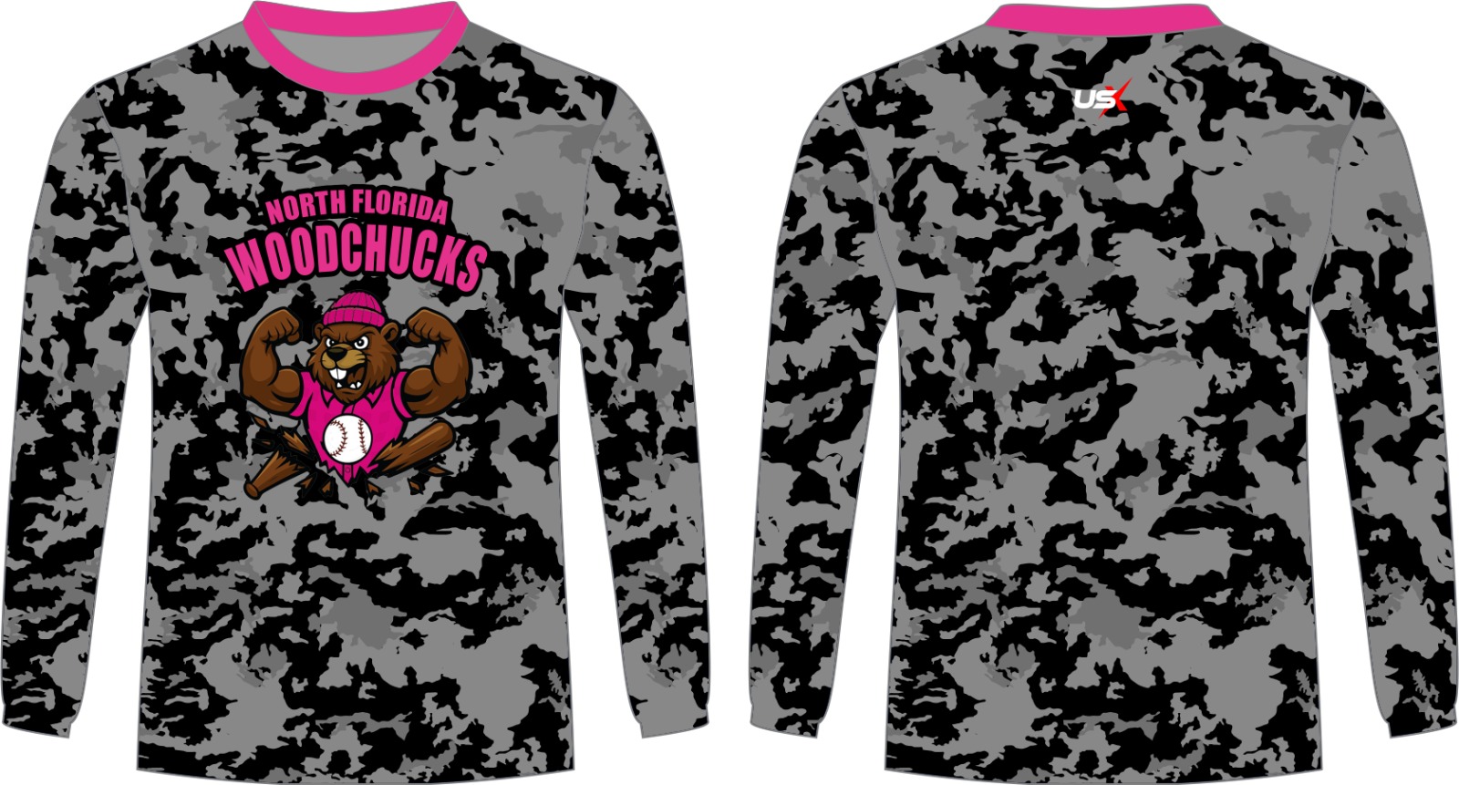 Woodchucks Long Sleeve Camo